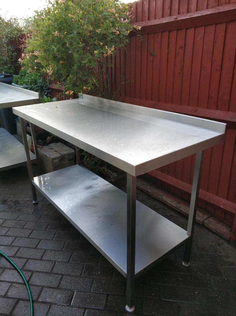 Commercial Quality heavy duty stainless steel tables worktop bench with