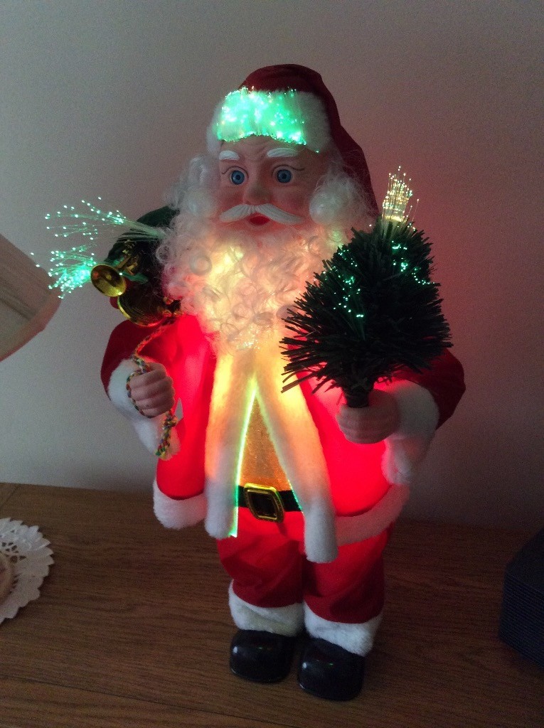 Fibre Optic Santa Claus  in Kirkby-in-Ashfield 