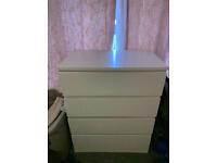 White chest of drawers for sale