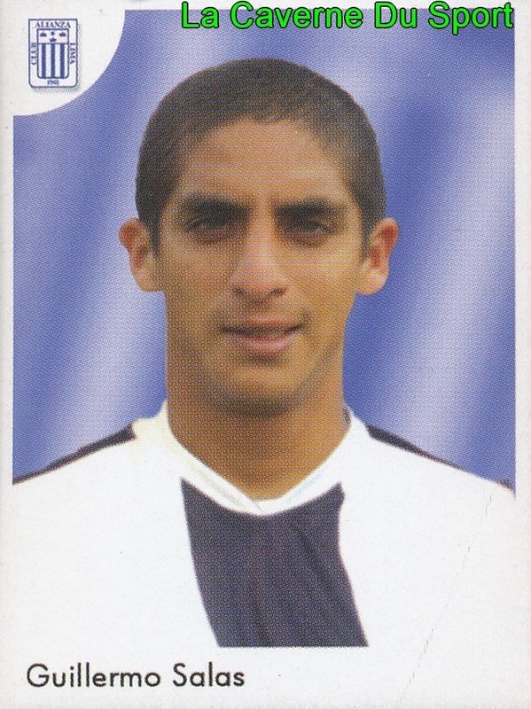 036 Guillermo Salas Peru Club Alianza Lima Sticker Primera Division 2006 Panini