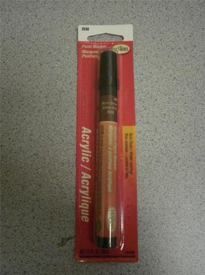 TESTORS ACRYLIC PAINT MARKER- 2630 BURNT UMBER- 1/3 OZ.- NEW- L74
