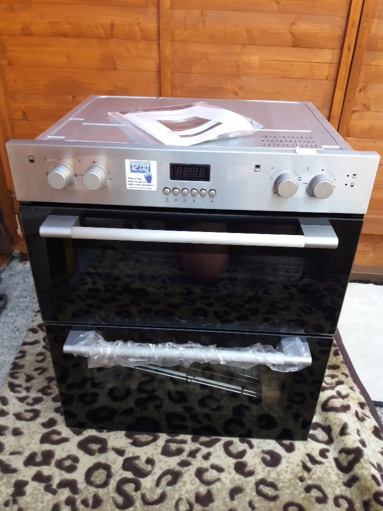 BRAND NEW DOUBLE OVEN LOGIK LBUDOX16 Electric Builtunder Stainless