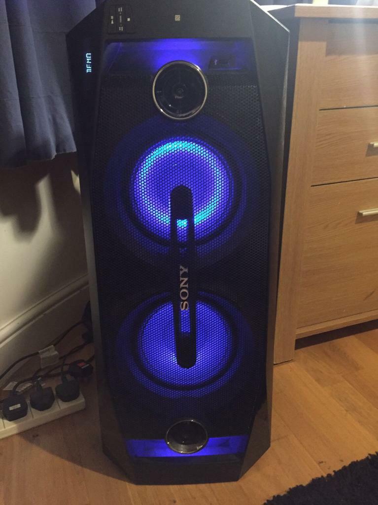 SONY GTKX1BT BLUETOOTH PORTABLE LED LIGHT DJ EFFECT 110W PERSONAL