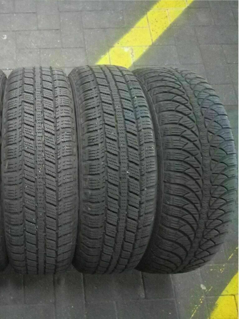 3x Peugeot 107 steel wheels with winter tyres Citroen C1 Toyota Aygo