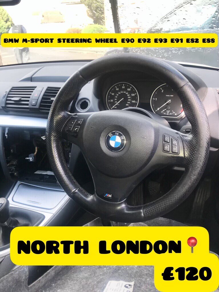 BMW MSPORT STEERING WHEEL E90 E92 E93 E91 E82 E88 1 SERIES 3 SERIES