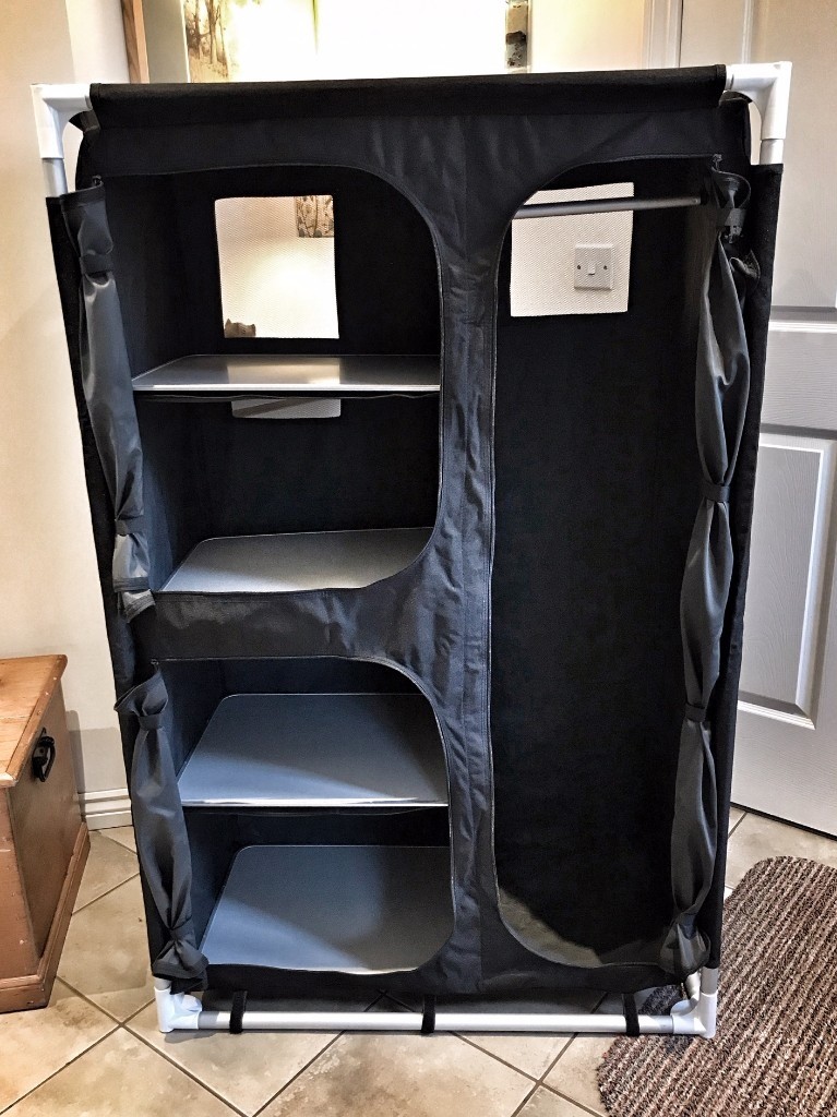 Royal Medium Folding Camping Wardrobe Shelves Storage Unit Limited