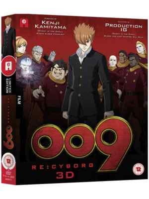 009 Re Cyborg Blu Ray Region B Exclusive Collectors Edition 3D & 2D & DVD