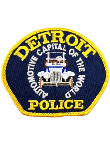 US Detroit Michigan Police Automotive Capital of the World Patch