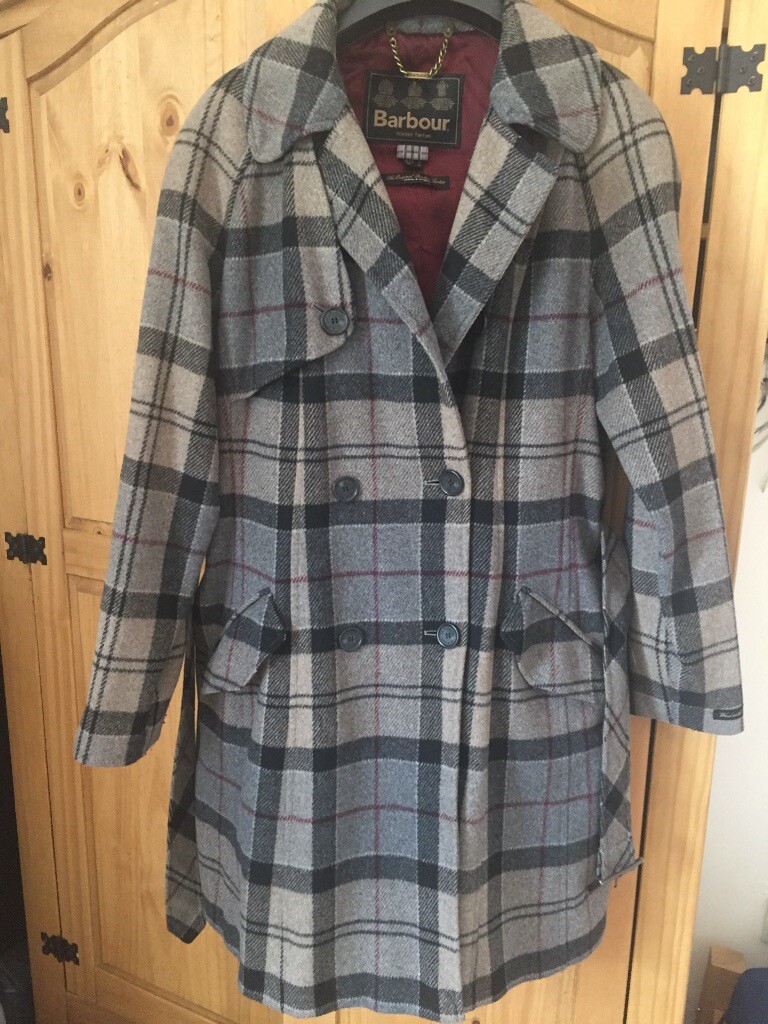 barbour international winter tartan