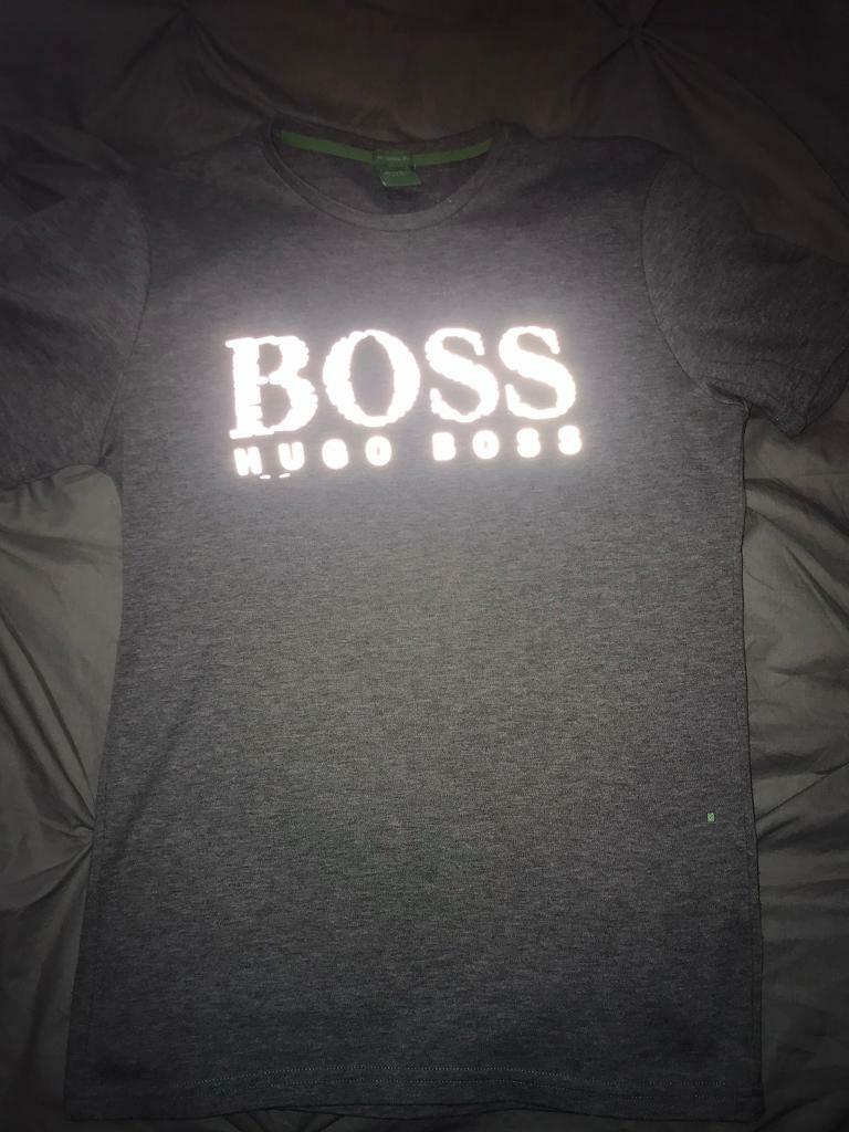 Hugo Boss Reflective T Shirt Factory 