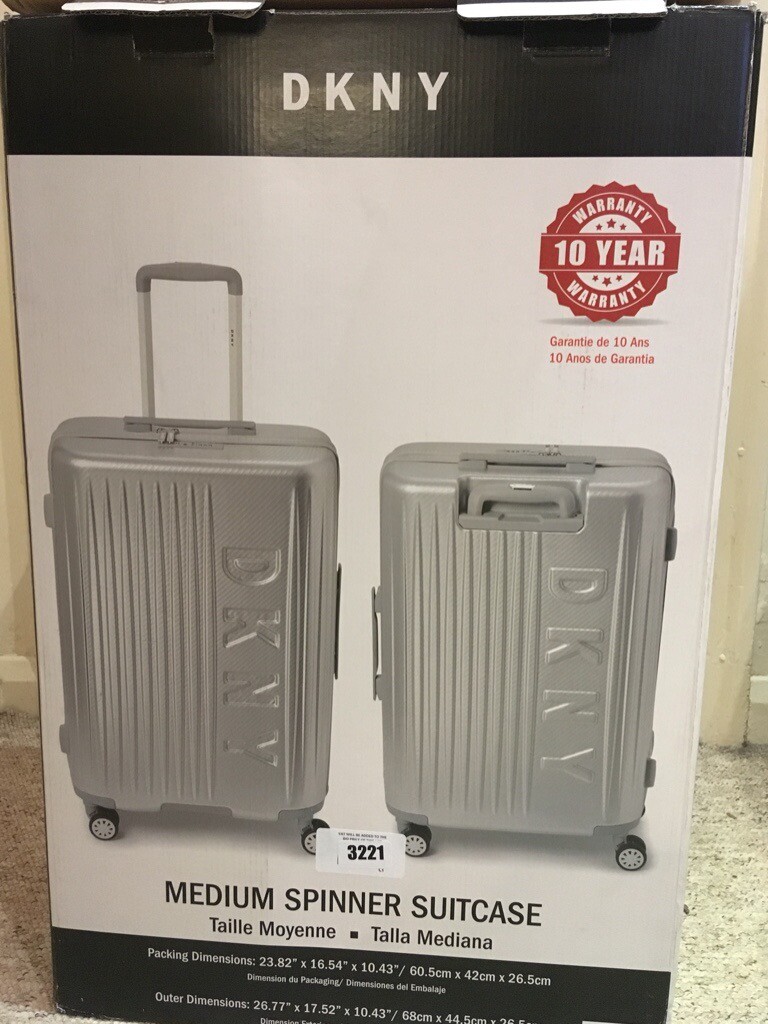 dkny hard luggage