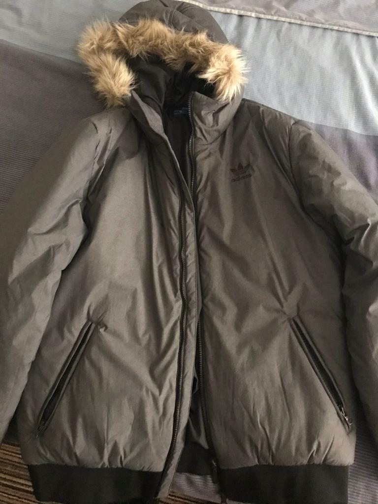 adidas fur jacket mens