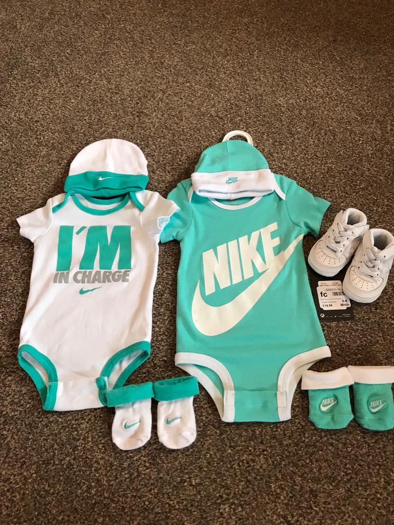 baby nike vest set