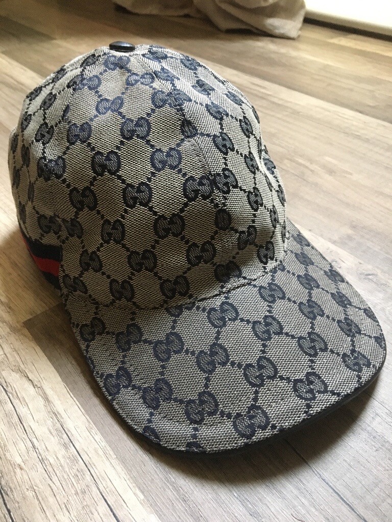 gucci cap blue stripe