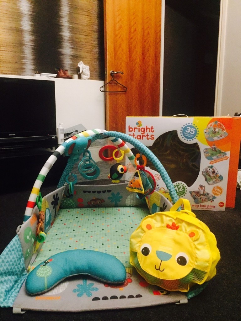 bright starts 5 in 1 ball activity play gym