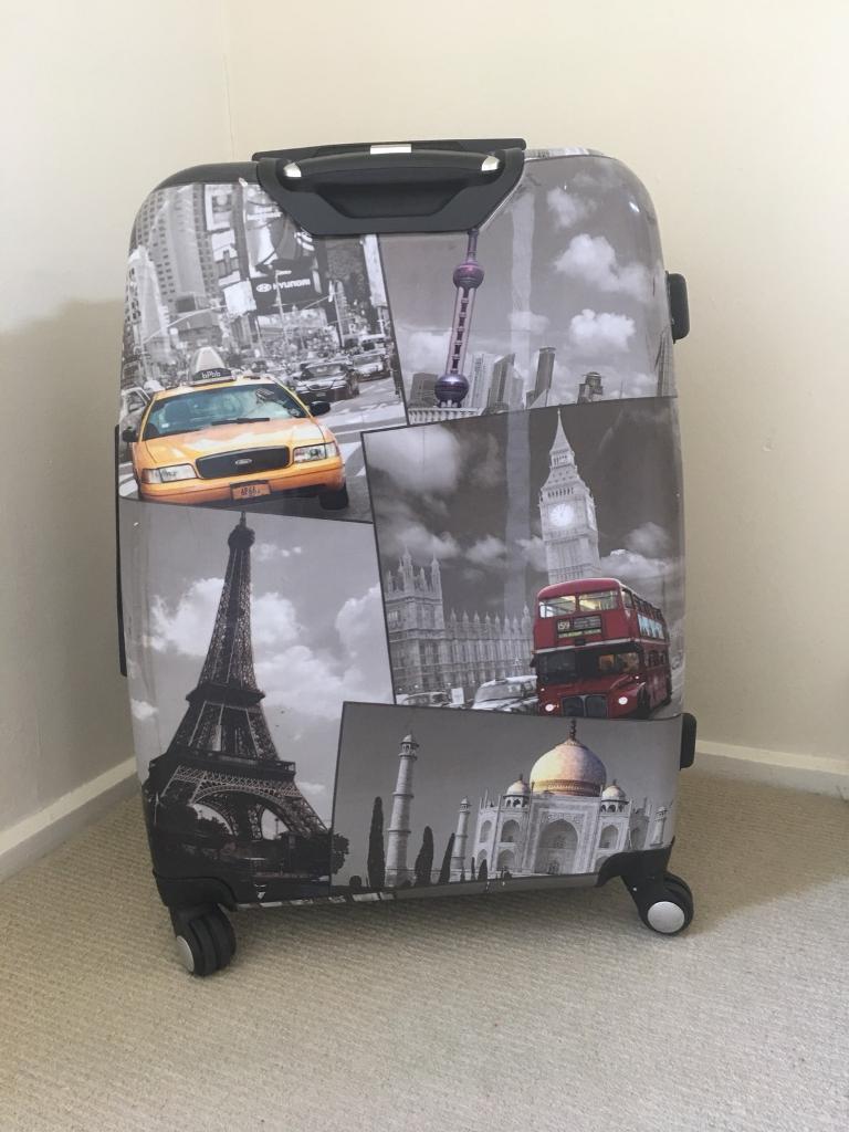 5 cities luggage hard shell
