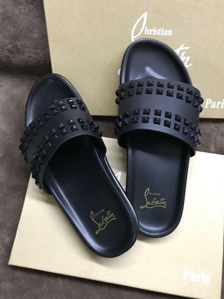 louboutin sliders mens