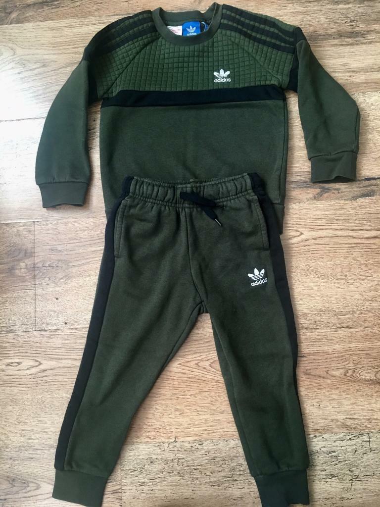 dark green adidas tracksuit