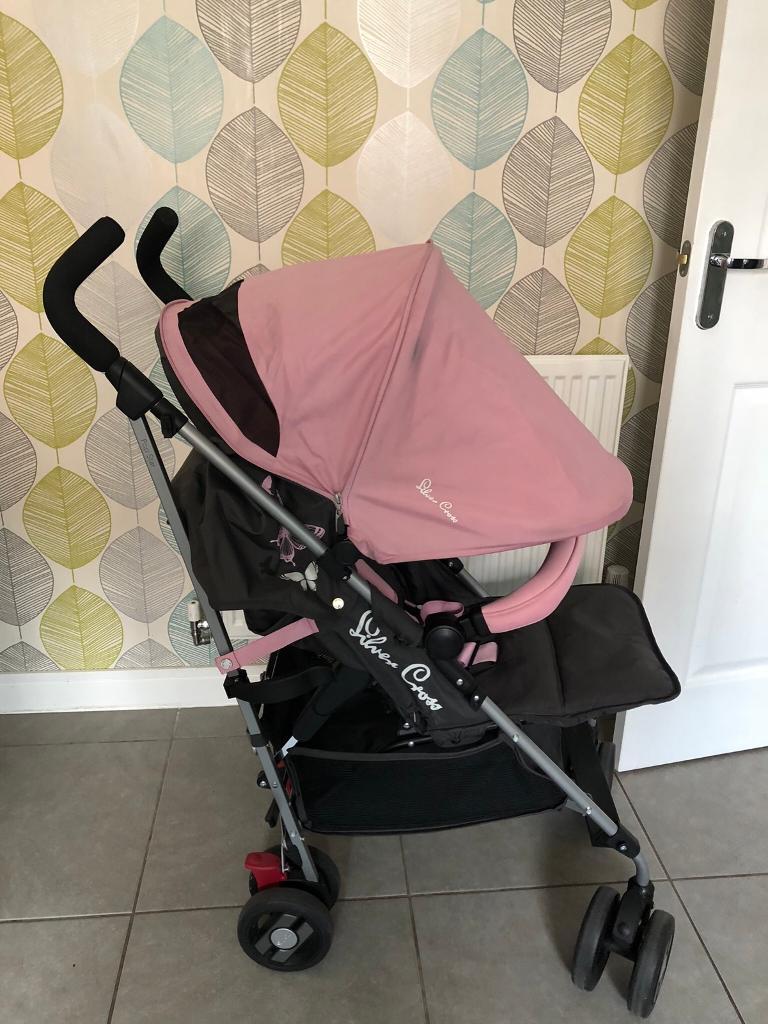 silver cross pop pink footmuff