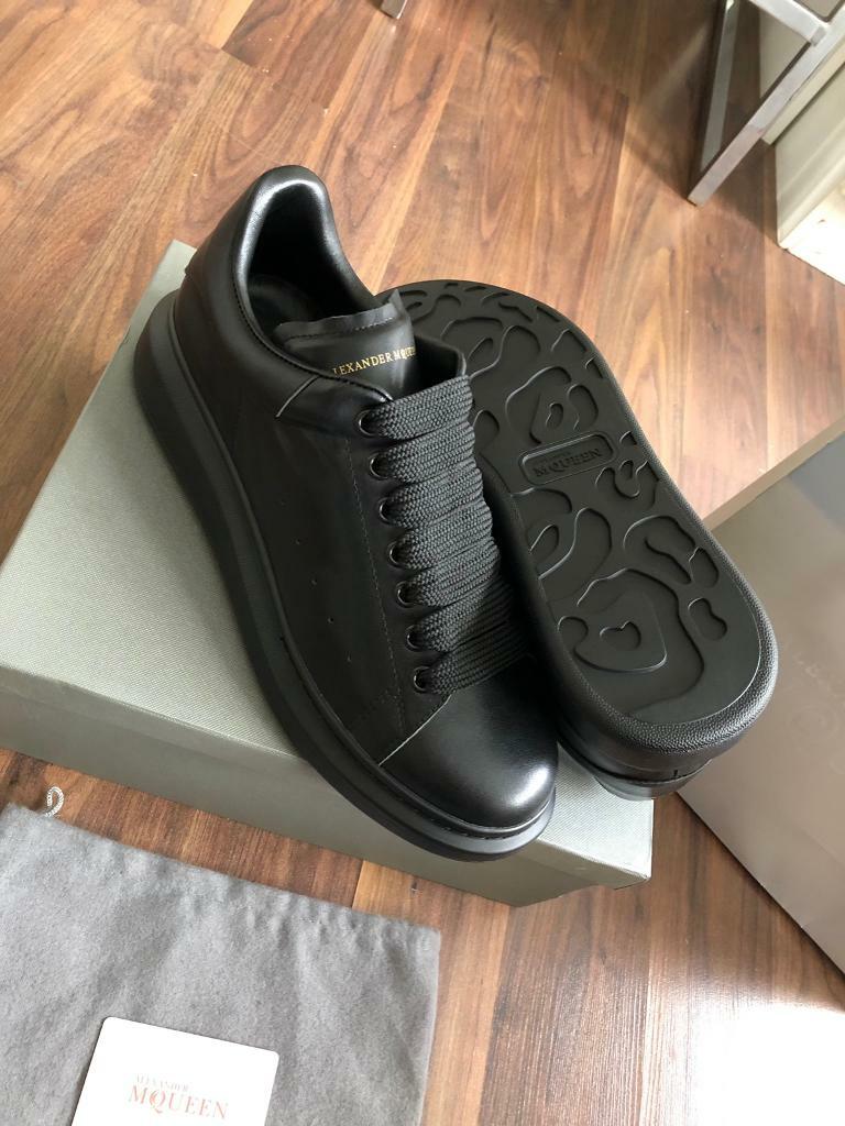 alexander mcqueen all black trainers