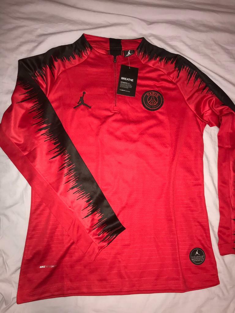 black and red psg tracksuit