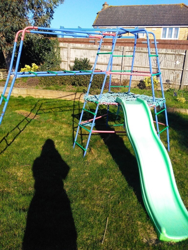 tp climbing frame with slide