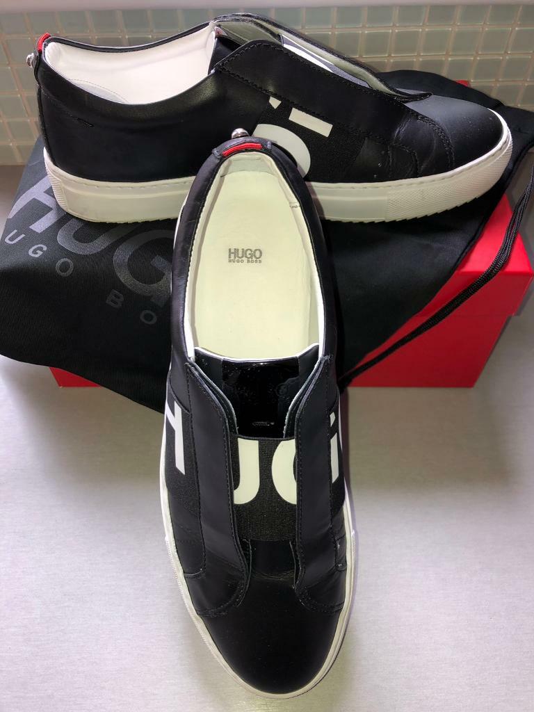 hugo boss laceless trainers
