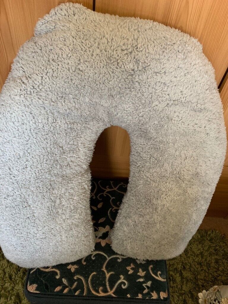 dunelm teddy bear v shaped pillow