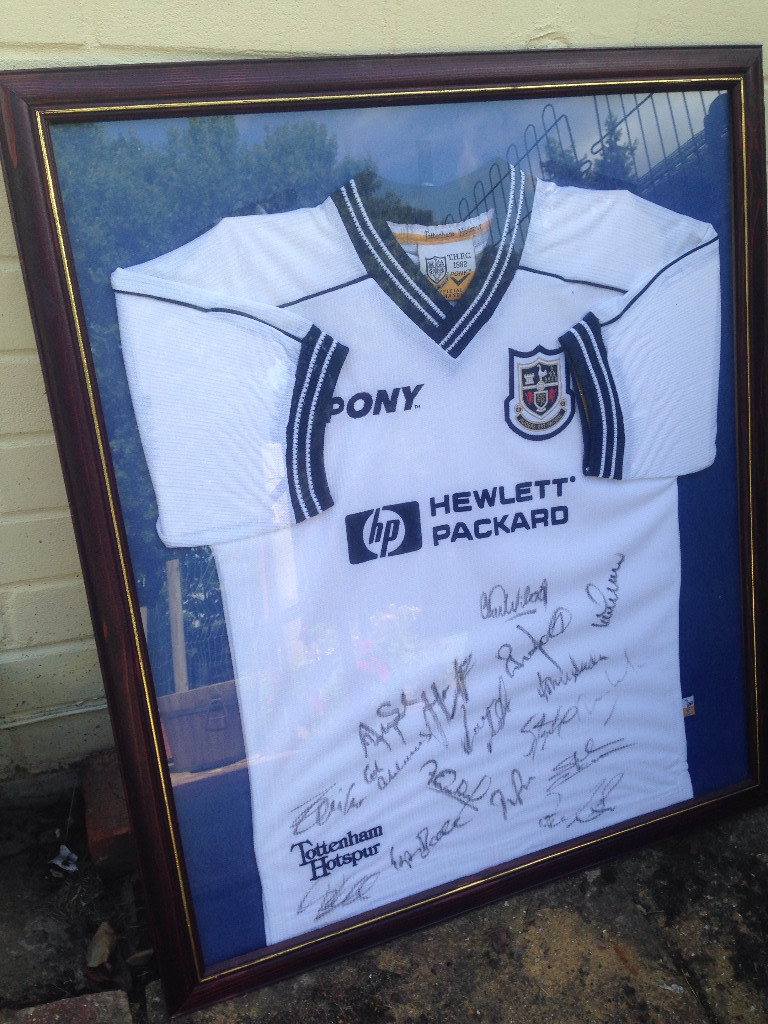 signed spurs shirt framed