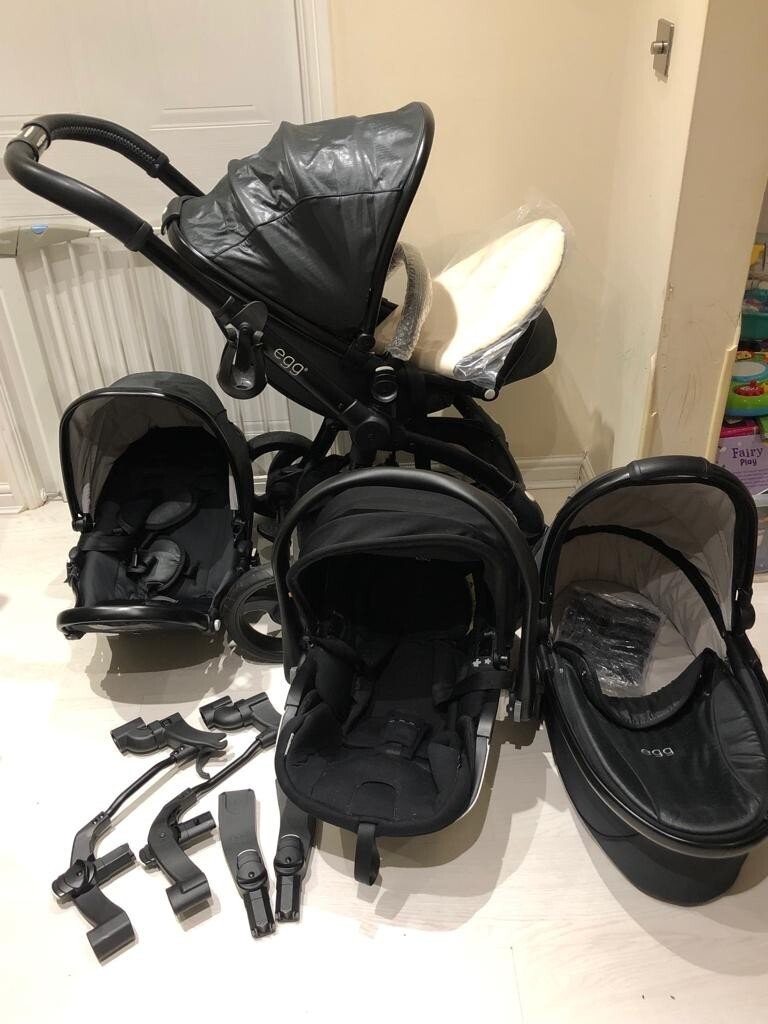 egg jurassic black travel system