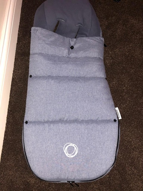 bugaboo blue melange footmuff