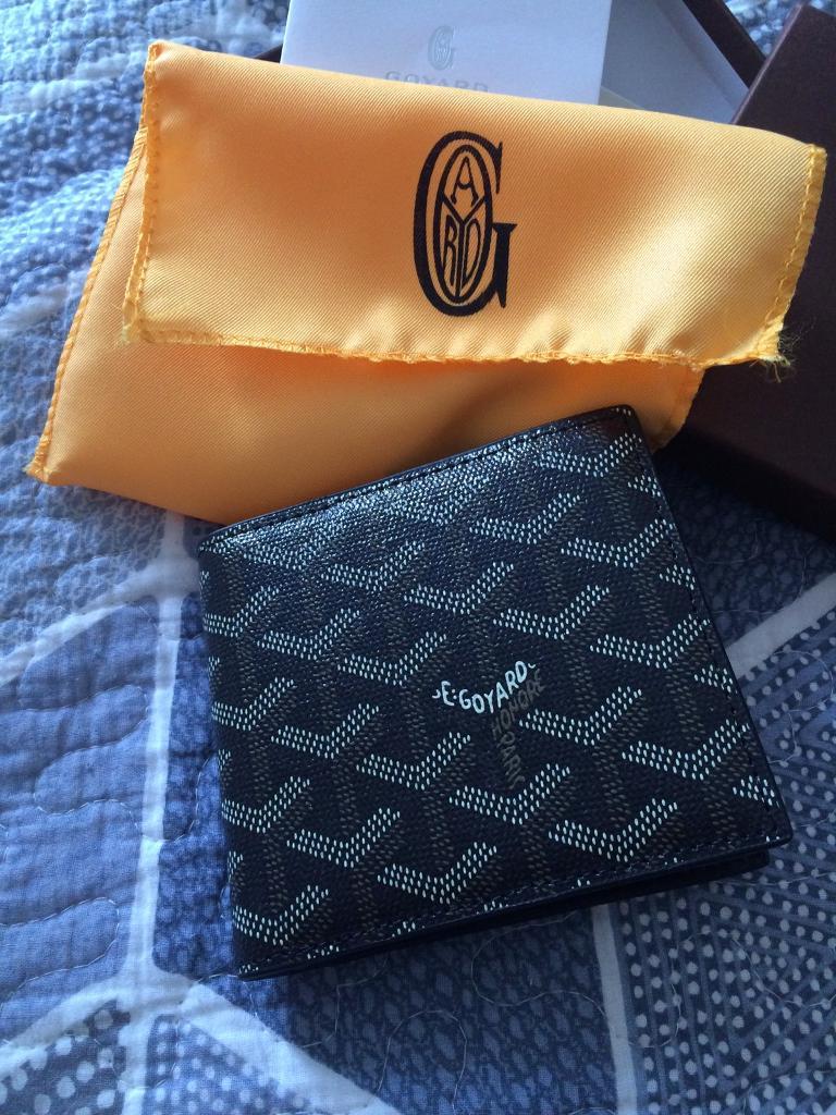 goyard mens card holder