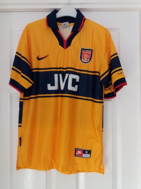 arsenal jvc shirt yellow