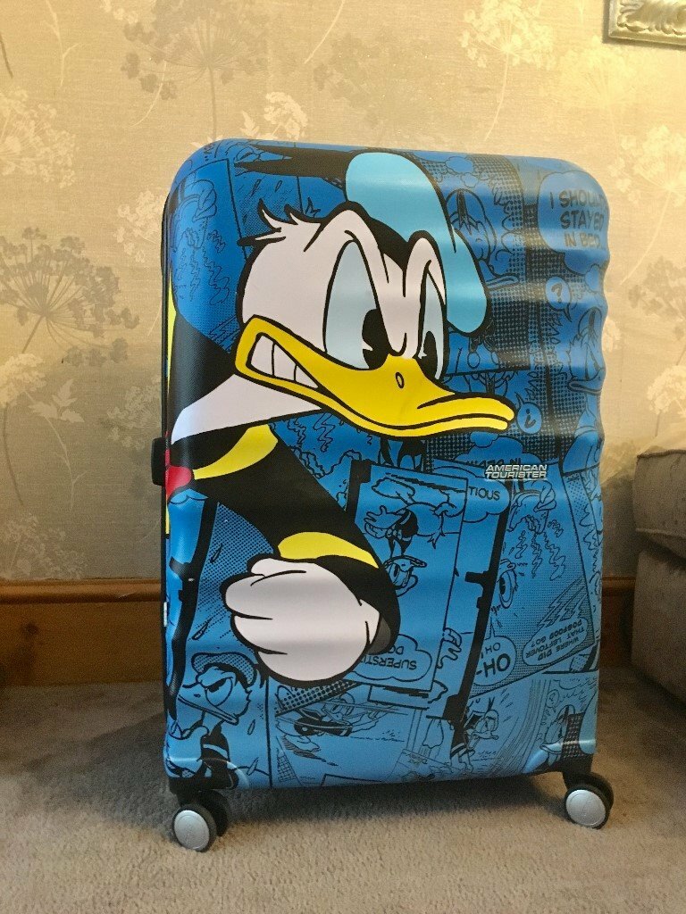 donald duck luggage american tourister