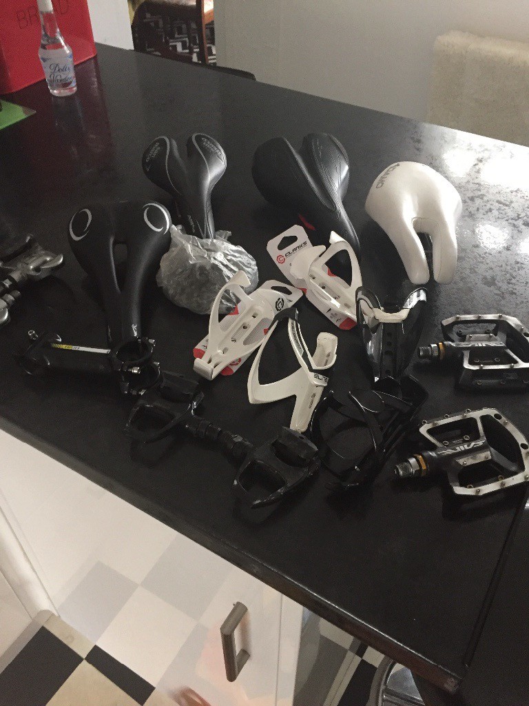 Bicycle accessories clothing etc bargains including complete