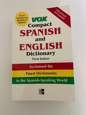 Vox Compact Spanish and English Dictionary 3rd Edition
