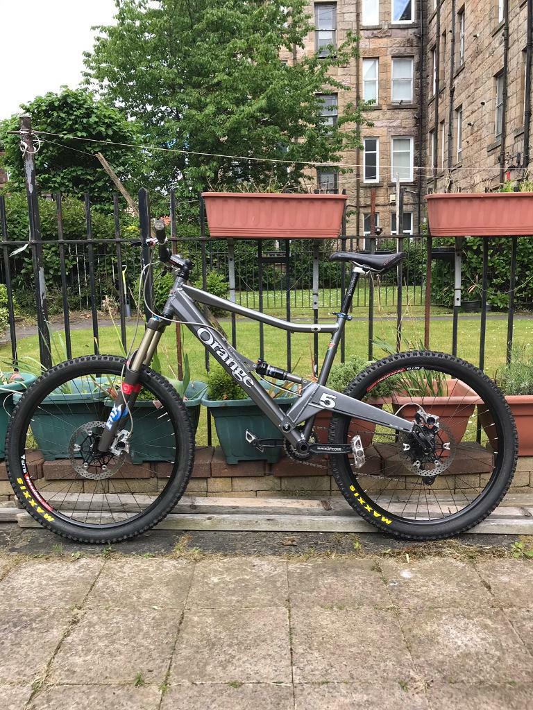 Orange 5 Full Suspension Mountain Bike in Southside, Glasgow Gumtree