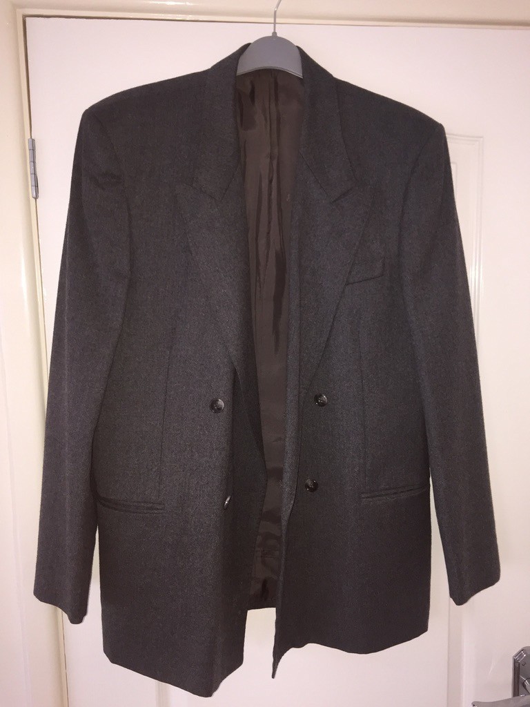 Yves Saint Laurent Mens Wool Grey Jacket Medium in Poole, Dorset