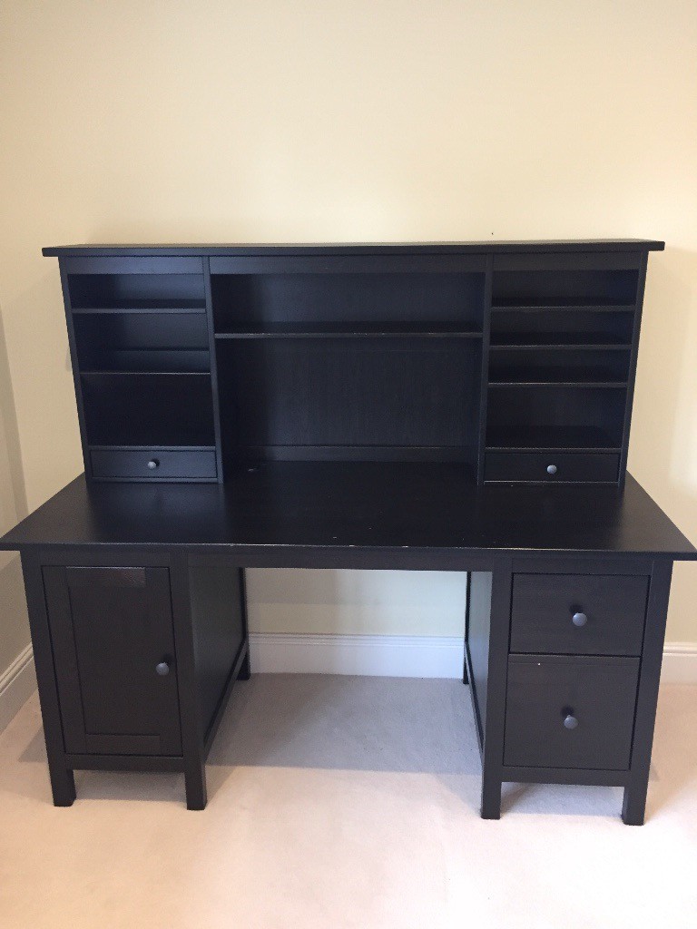 Ikea Hemnes desk black/brown available now! in Wimborne, Dorset