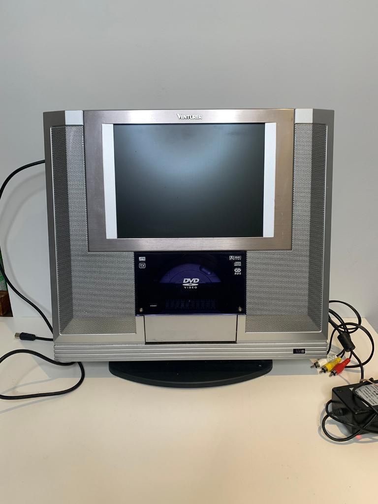 VENTURER LCD TV With Built In DVD Player CD DVD RADIO MODEL PVS1681