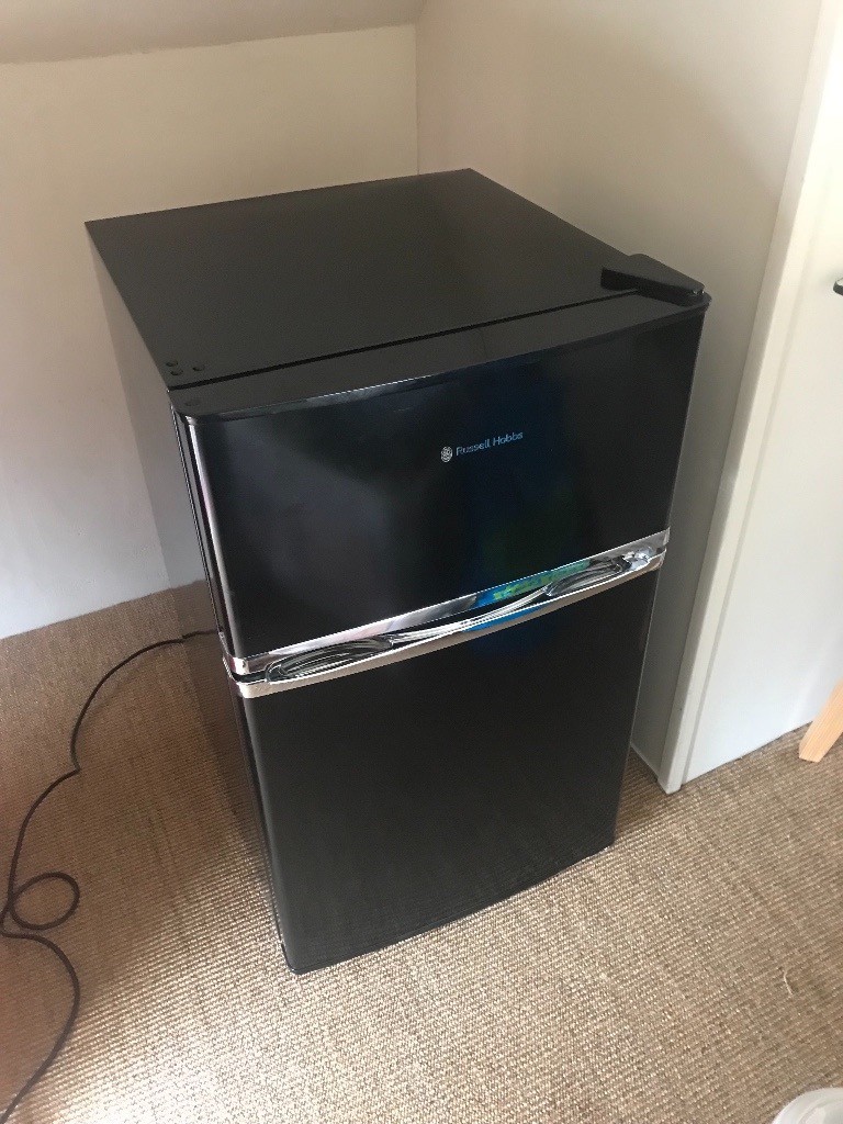 Russell Hobbs RHUCFF50B 50cm Wide Black Under Counter Fridge Freezer