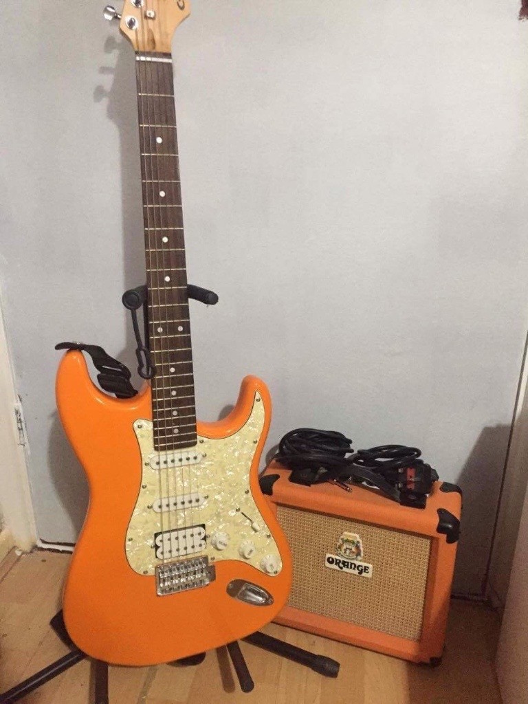Orange crush electric guitar and amp starter kit. in Portsmouth