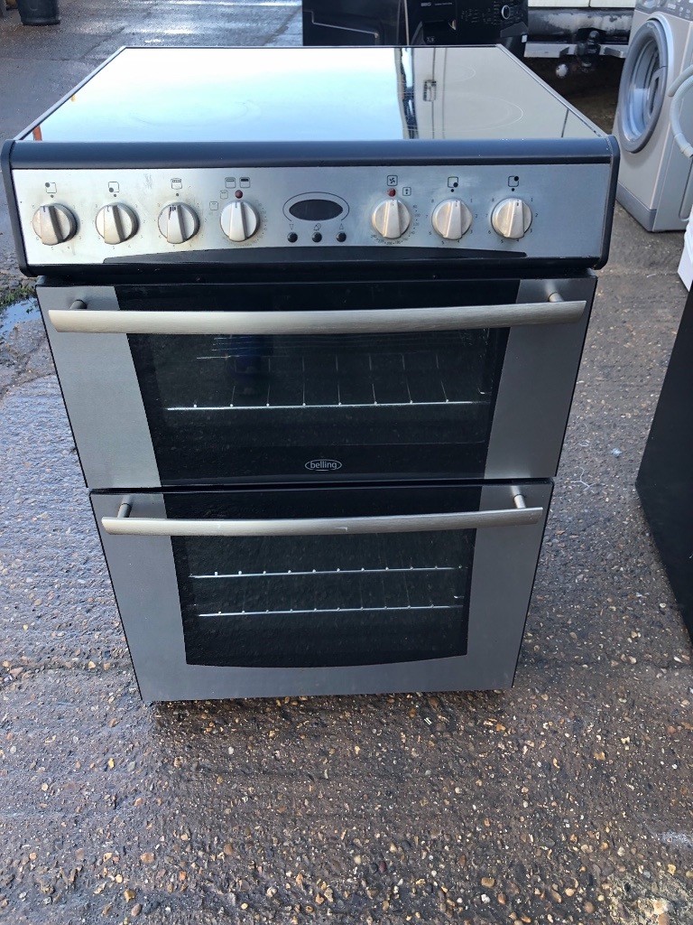 Belling E663 60cm Double Electric Cooker in Silver 5573 in Ipswich, Suffolk Gumtree