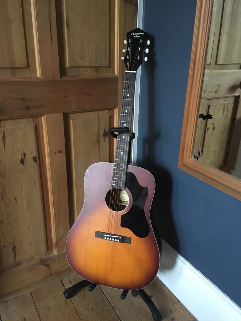 Recording King acoustic guitar for sale in Worthing, West Sussex