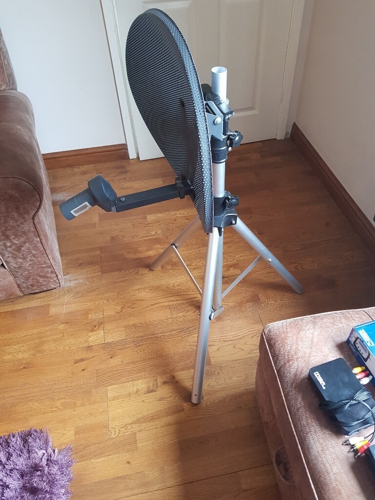 Mobile satellite dish with accessories ideal for caravan/camping in