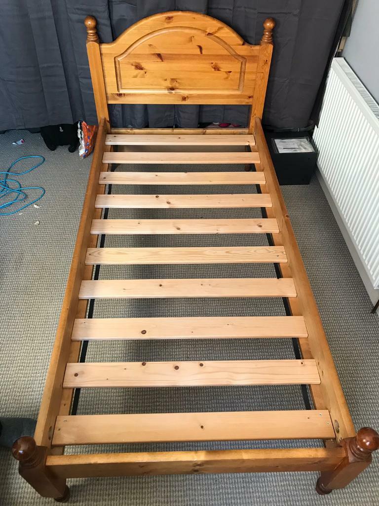Solid pine single bed in Peterborough, Cambridgeshire Gumtree
