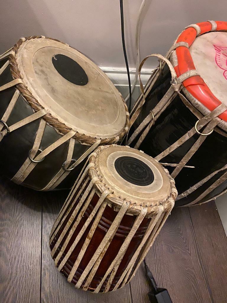 ***INDIAN DRUMS TABLA SET AND DHOLAK*** in Redbridge, London Gumtree