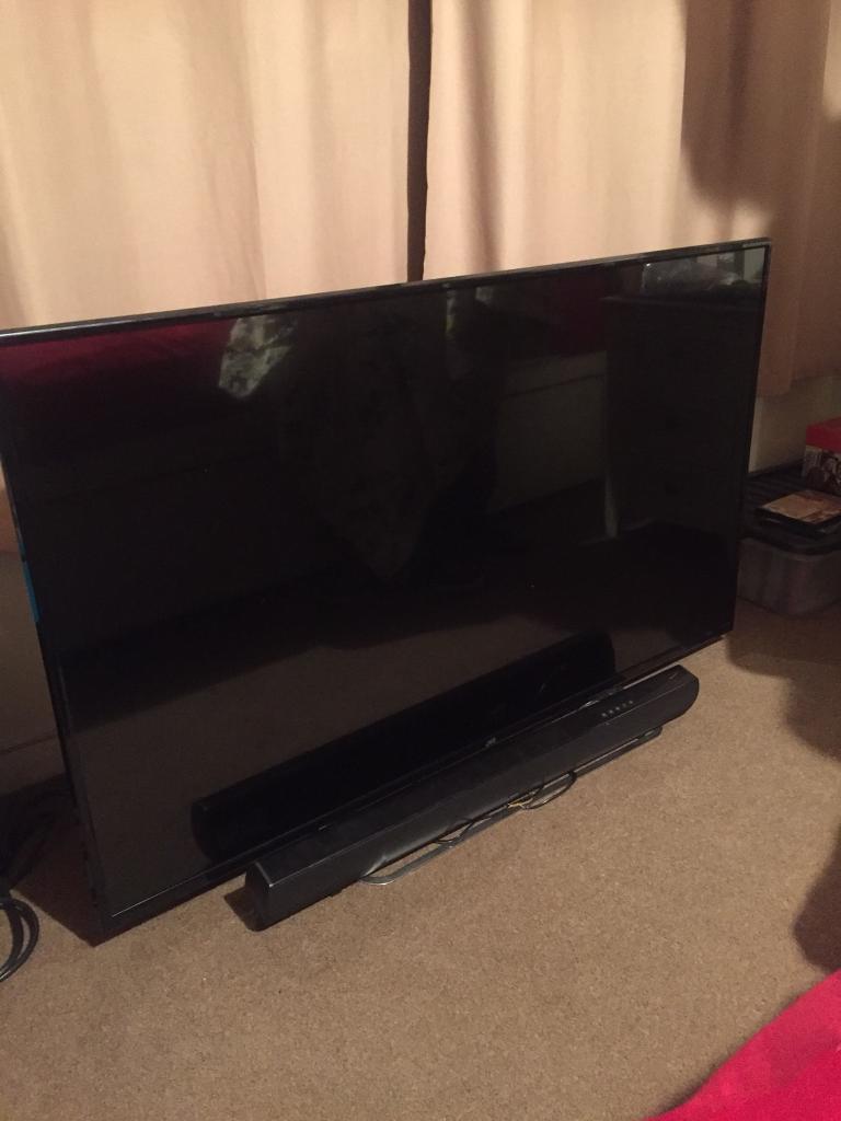 JVC 55” Flatscreen Television with Logic Soundbar in Bury, Manchester