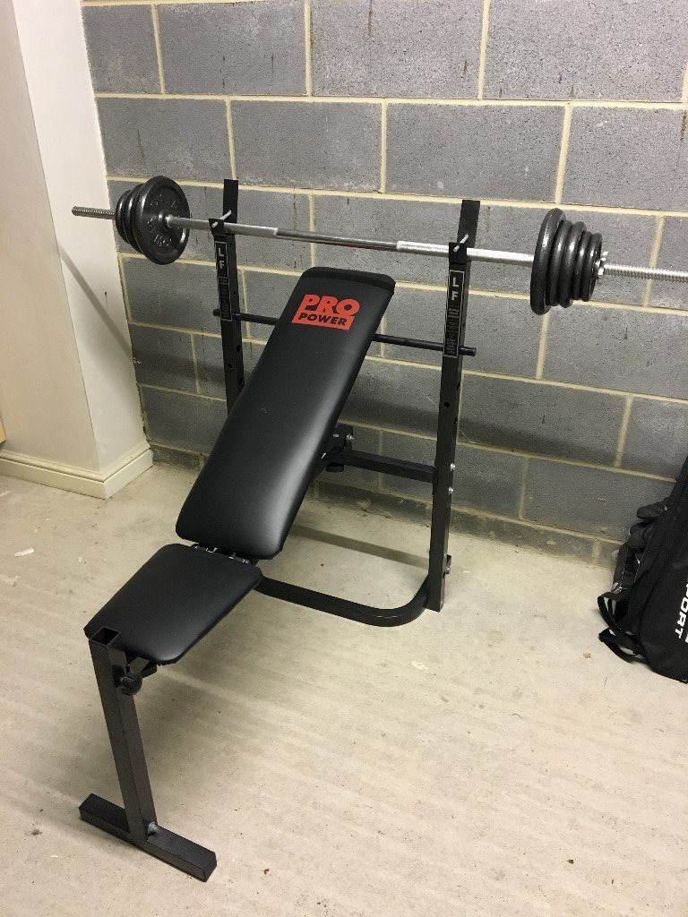 PRO POWER weights and bench in Knottingley, West Yorkshire Gumtree