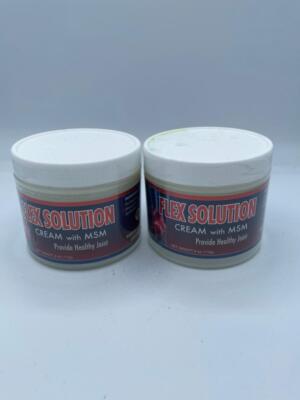 pack of 2 Flex Solution cream w MSM Pain relief joints crema dolores 4 oz each